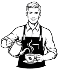 Laural's coffee shop logo